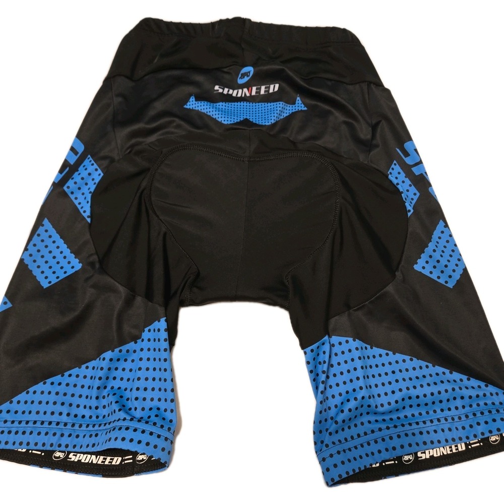 Sponeed Adult Cycling Shorts Blue, Padded, Size XX Large